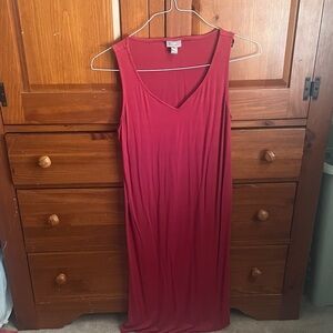 J. Jill xs Elegant berry colored Sleeveless Dress